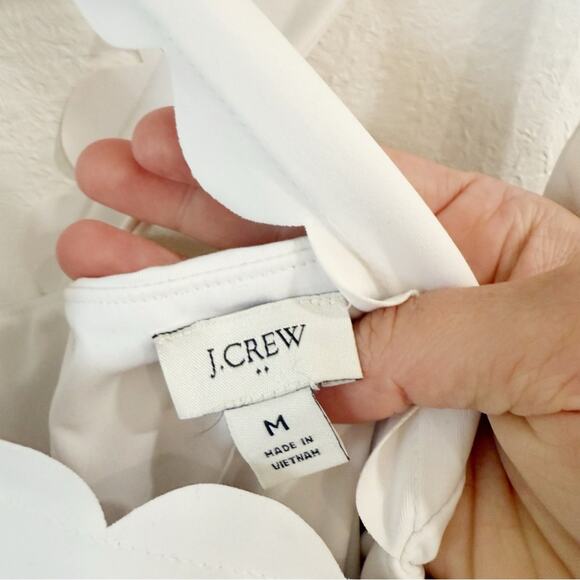 J. Crew Scalloped Active Dress Sz M - Picture 4 of 6